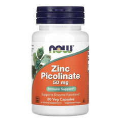 NOW ZINC PICOLINATE 50mg 60 capsules