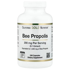 California Gold Nutrition, Propolis d'abeille, 1000 mg, 240 capsules