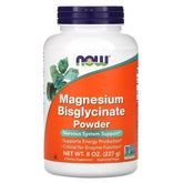 NOW Foods Poudre de bisglycinate de magnésium 227 g