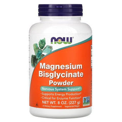 NOW Foods Poudre de bisglycinate de magnésium 227 g