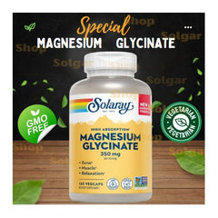 Solaray Magnesium Glycinate, 350 mg,