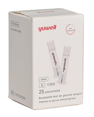 Bandelettes de Glycémie Yuwell 660 - Boîte de 25