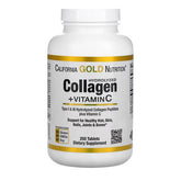 California Gold Nutrition, Peptides de collagène hydrolysés + vitamine C, types 1 et 3, 6 000 mg, 250 comprimés