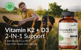 FUTUREBIOTICS VITAMIN K2-MK7 +D3 ( 5000IU + 90MCG K2MK7 ) 120 capsules