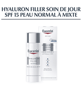 Eucerin – Hyaluron-Filler Soin de Jour Peau Normale à Mixte SPF15 – 50 ml