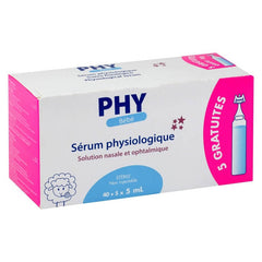 GILBERT PHY SERUM PHYSIOLOGIQUE 40x5Ml
