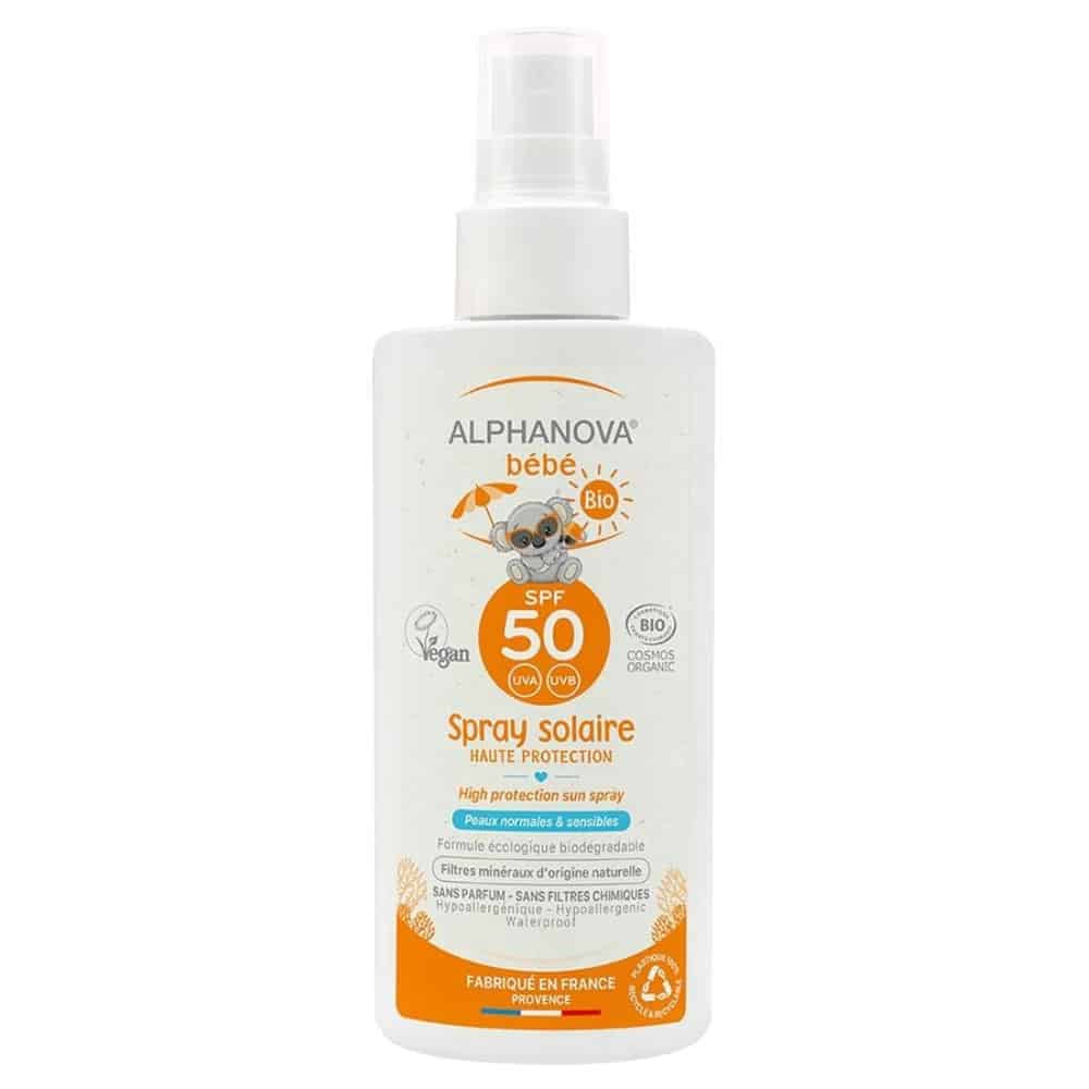 Alphanova Bebe Ecran Solaire En Spray SPF50 125g
