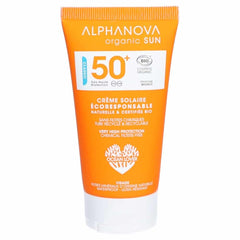 Alphanova Organic Sun Ecran Solaire Invisible En Creme SPF50 50g