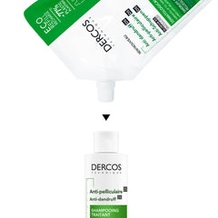 VICHY DERCOS TECHNIQUE ECO-RECHARGE SHAMPOOING ANTIPELLICULAIRE DS - CHEVEUX NORMAUX A GRAS 500ML