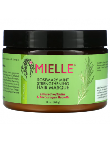 MIELLE Masque capillaire fortifiant au romarin et à la menthe 340G