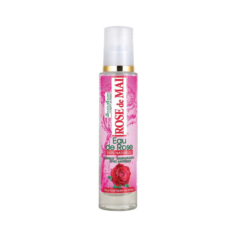 NaturEsoin Rose de Mai 100 ML– Eau de Rose 100% Naturelle – 100 ml