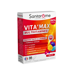 Multivitamines Vita'Max Adultes - 30 comprimés