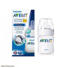 Avent – SCF560/61 – Biberon Classic + 125ml – 0 mois et + (Débit nouveau né)
