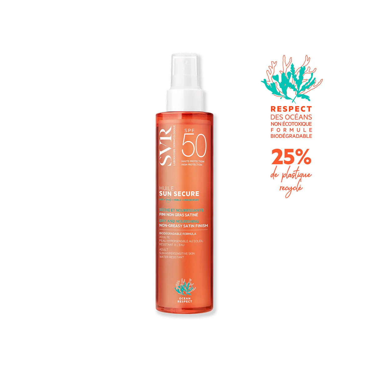 SVR Sun Secure Huile Sèche SPF 50+ 200 ml