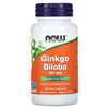 NOW Foods, Ginkgo biloba, 60 mg, 60 capsules végétariennes