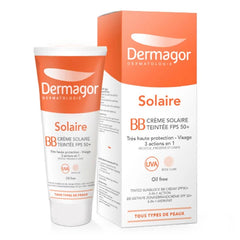 Dermagor – Crème Solaire teintée BB creme Très haute protection SPF50+