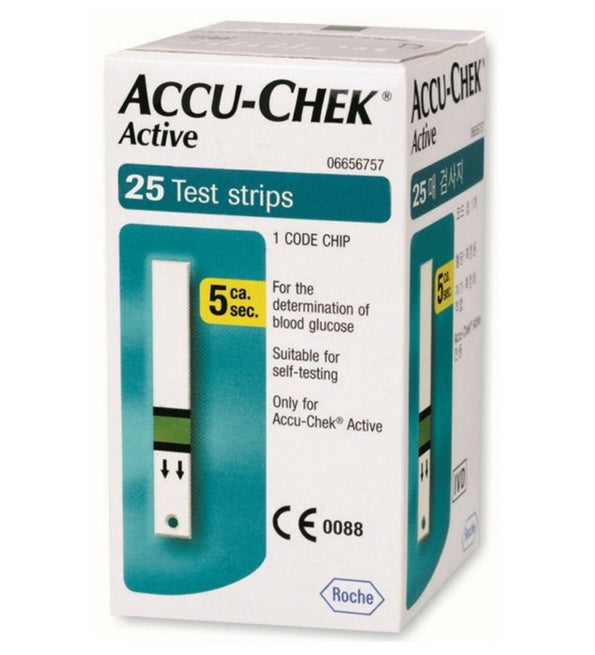 Accu-Check ACTIVE Bandelettes x25