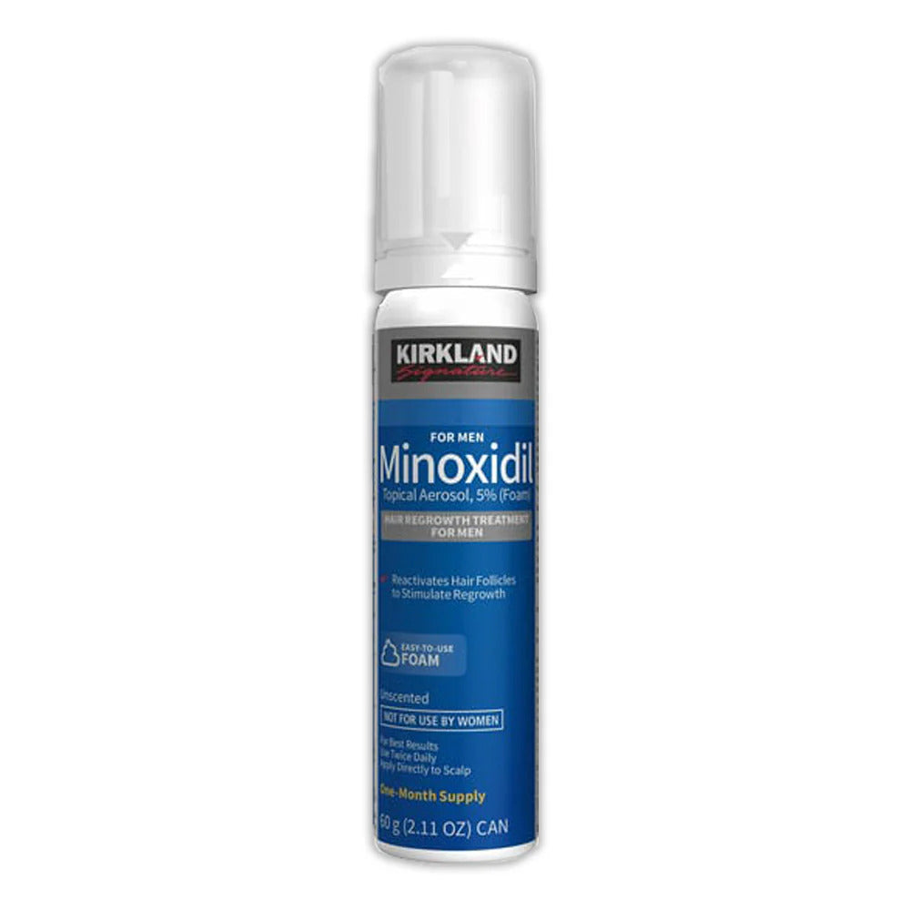 Minoxidil 5% Mousse (Foam ) Kirkland Signature Officiel – 6 Mois