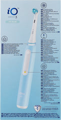 Oral-B iO3 Brosse à Dents Électrique - Protection des gencives avec Capteur de Pression Intelligent et Lumineux, 3 Modes dont "Douceur", Etui de Voyage
