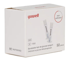 Bandelettes de Glycémie Yuwell 660 - Boîte de 50