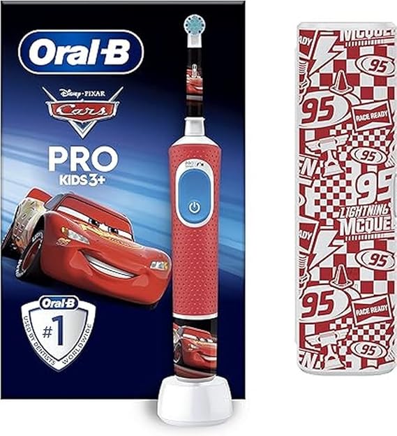 Oral-B Brosse à dents manuelle avec les voitures de Disney et Pixar, poils souples, 1 pièce