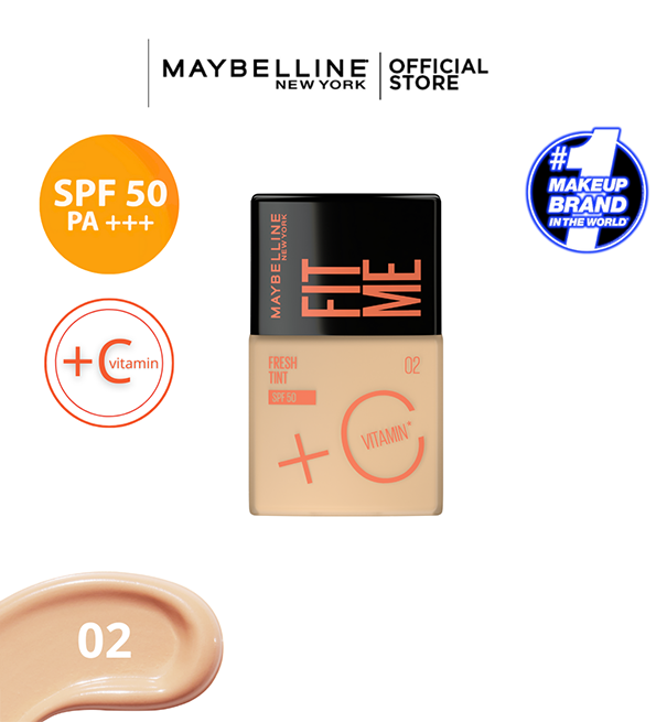 Maybelline New York - Fond de teint Fit Me Fresh Tint  SPF 50 = Micellar Vit C 100ML