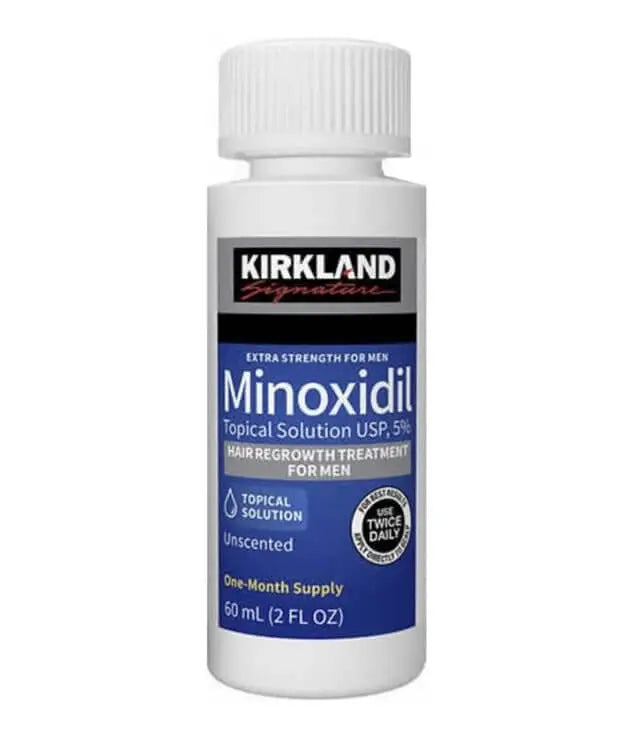 MINOXIDIL 5% Kirkland Signature - 1 Bouteille de 60ml - Traitement de 1 mois
