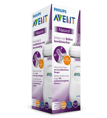 Avent – SCF036/17 – Biberon Natural 330 ml – 6 mois et + (Débit Rapide)