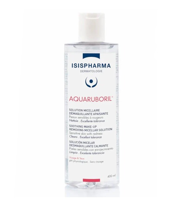 Isispharma Ruboril Aquaruboril Solution Micellaire Démaquillante Apaisante 400Ml