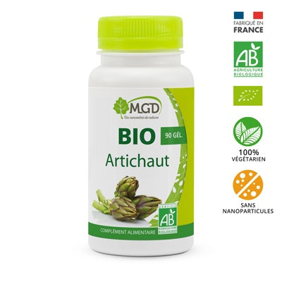 Mgd Nature Artichaut Bio – 90 Gélules
