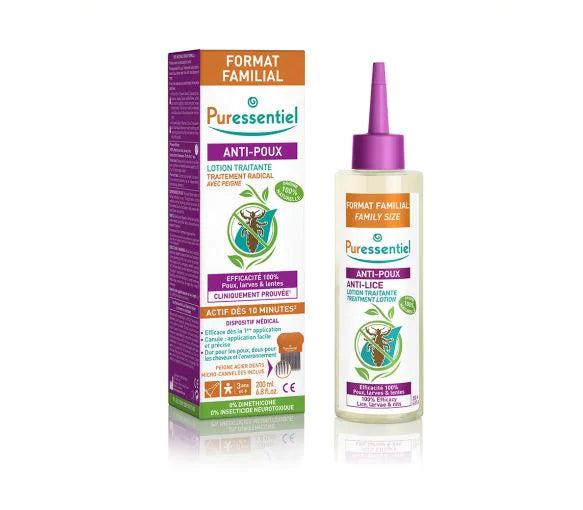 Puressentiel Anti-poux Lotion Traitante format familial  – tube de 200 ml