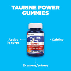 Forté Pharma Taurine Power Gummies Goût Cola – 60 Gommes