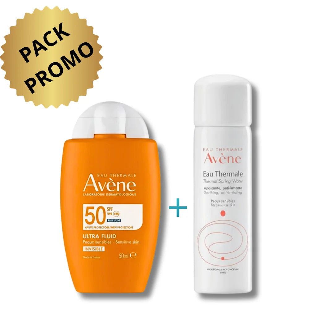 PACK AVÈNE Écran Ultra Fluide Invisible SPF50+ 50ml + Eau Thermale