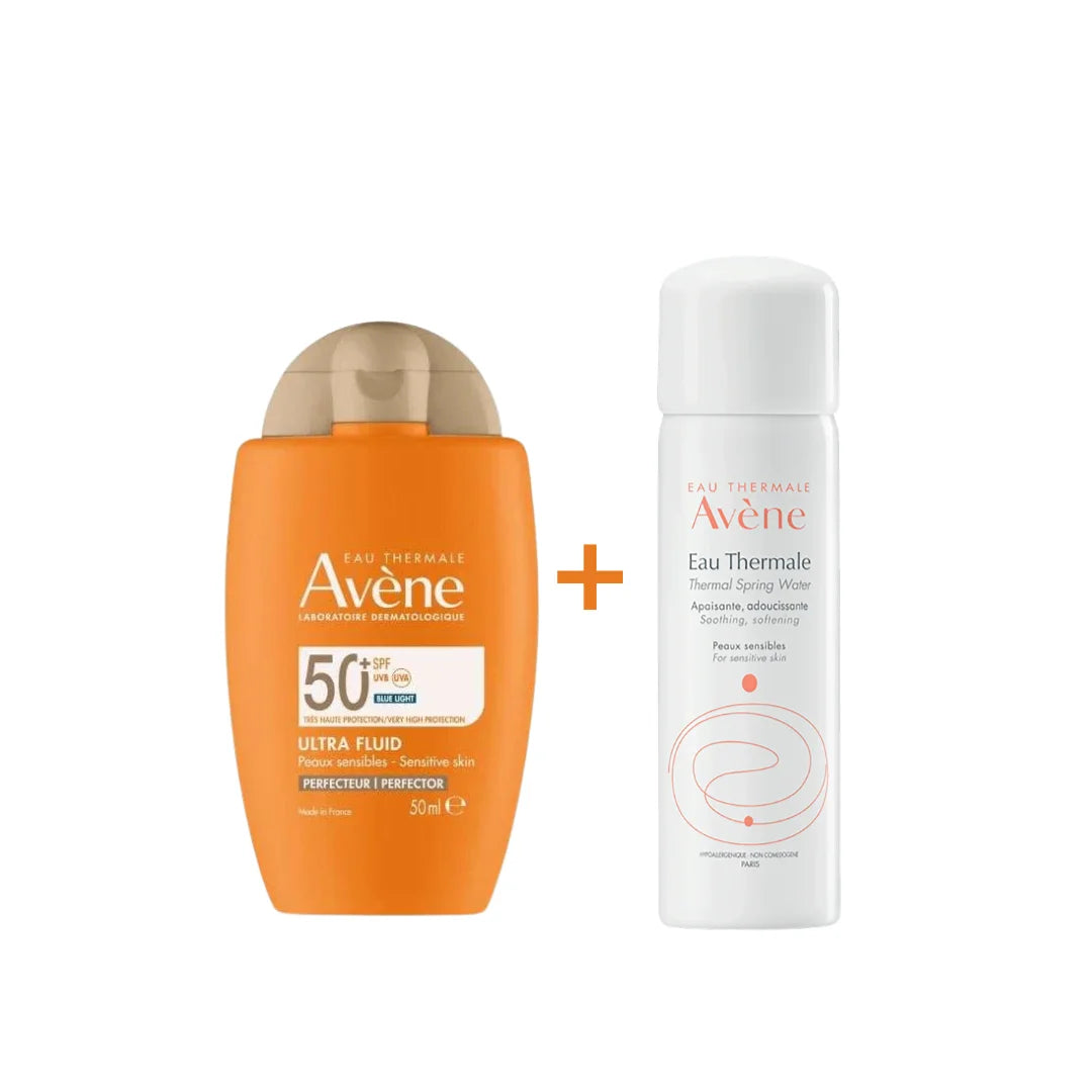 PACK AVÈNE Écran Ultra Fluide Perfecteur SPF50+ 50ml + Eau Thermale 50ml