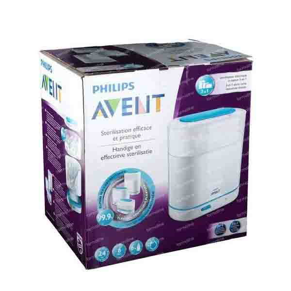 Avent – SCF284/03 – Stérilisateur électrique à vapeur 3 en 1
