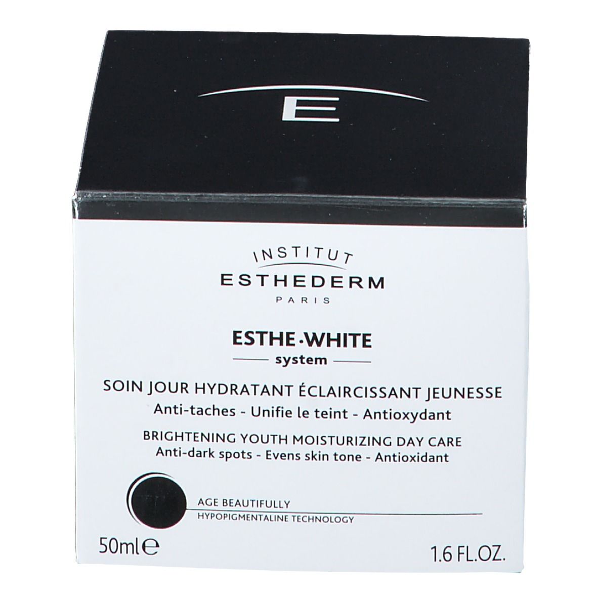 Institut Esthederm – Esthe-White System Soin Jour Hydratant Éclaircissant Jeunesse – 50 ml
