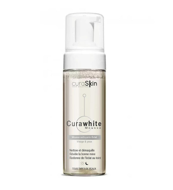 Curaskin Curawhite Mousse Nettoyant Eclat 150ml