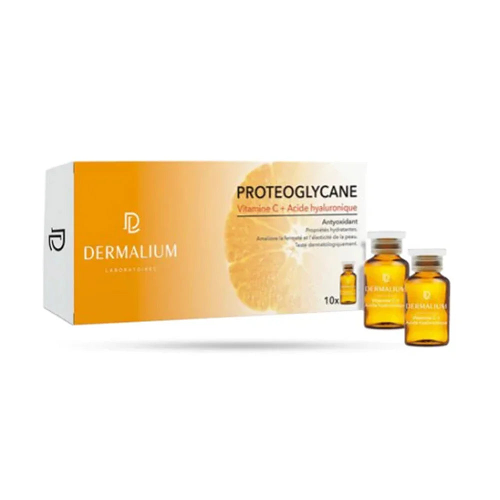 DERMALIUM PROTEOGLYCANE VITAMINE C + ACIDE HYALURONIQUE 10*2ml