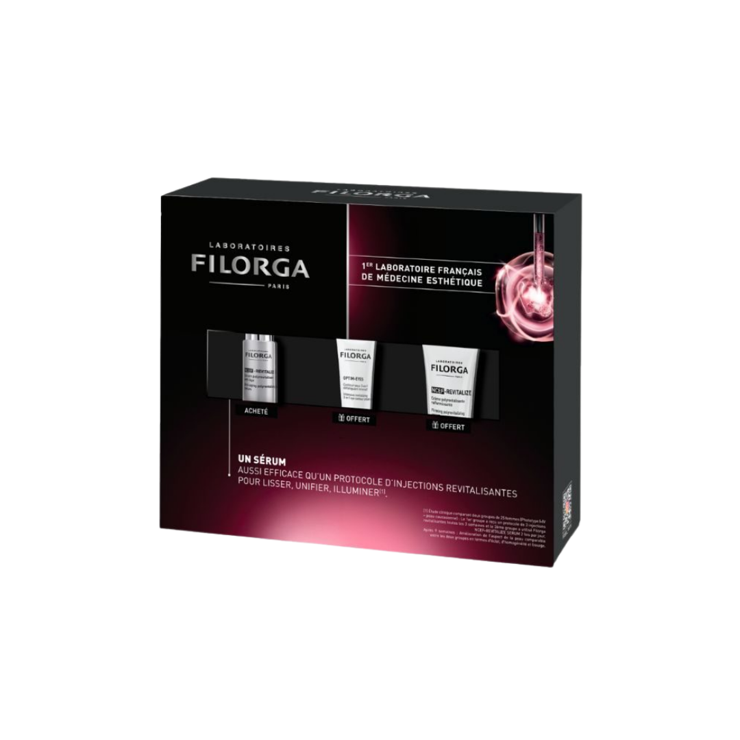 Filorga NCEF-Revitalize Serum+NCEF-Revitalize Creme+Optim-Eyes Coffret