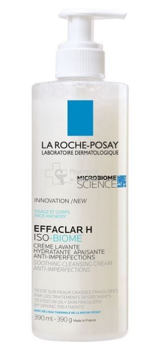 LA ROCHE-POSAY EFFACLAR H ISO-BIOME CREME LAVANTE 390ML