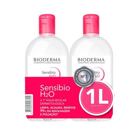 OFFRE PROMOTIONNELLE X2 Bioderma Sensibio H2O Solution Micellaire 500ml X2