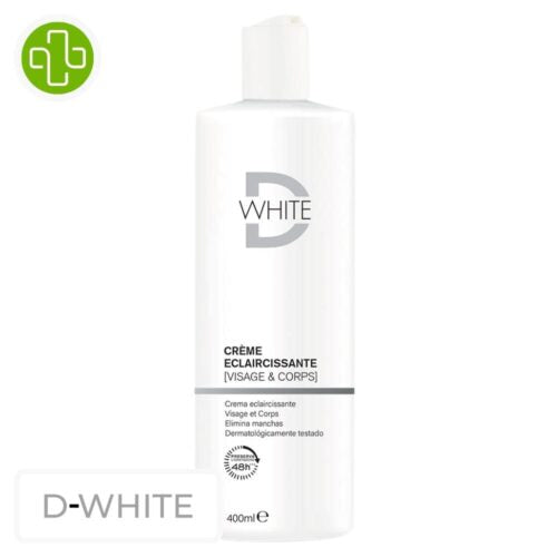 D-WHITE Crème Èclaircissante Visage & Corps 400ML