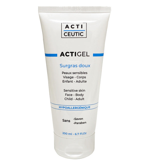 Acti Ceutic Actigel Surgas Doux Peaux Sensibles 200ml