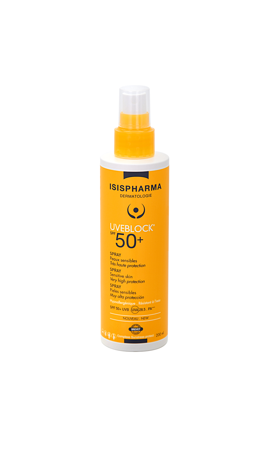 Isispharma UVEBlock Spray Solaire Invisible Spf50 – 200ml