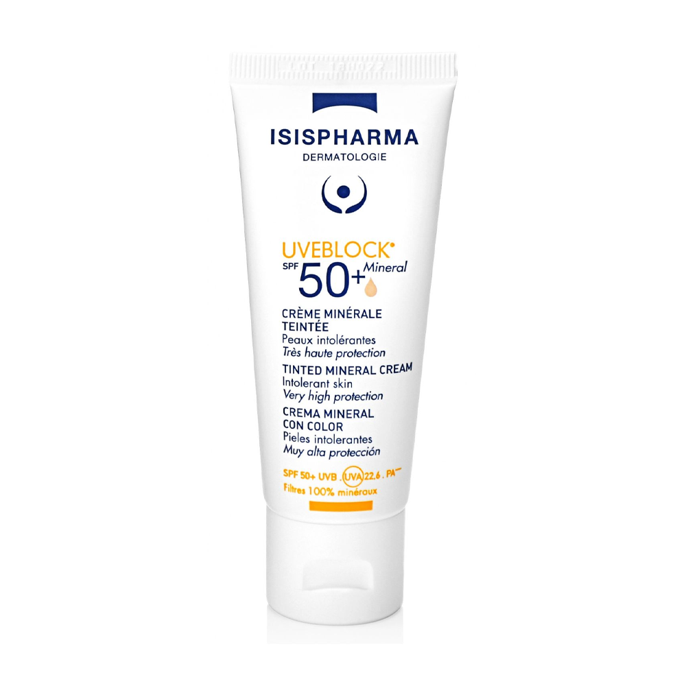 ISIS PHARMA UVEBLOCK CREME MINERALE TEINTEE SPF50+ 40ML