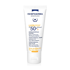 ISIS PHARMA UVEBLOCK CREME MINERALE TEINTEE SPF50+ 40ML