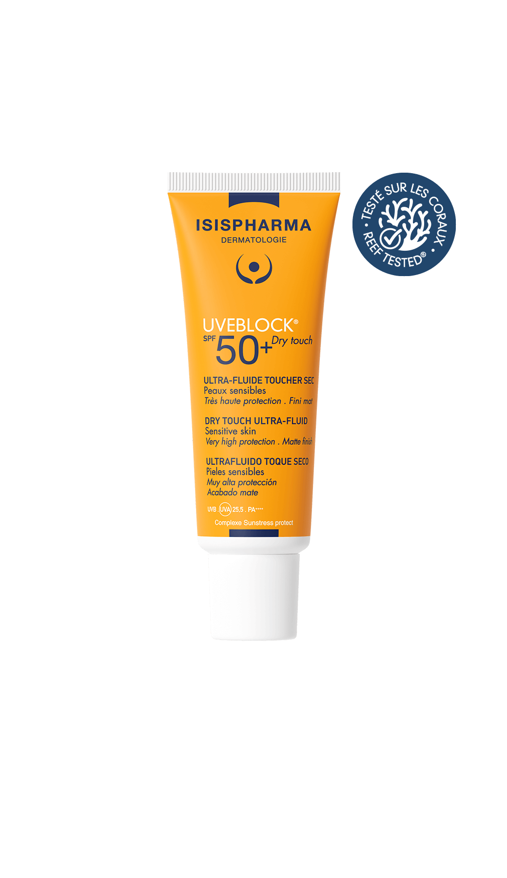 ISIS PHARMA UVEBLOCK ULTRA FLUIDE TOUCHER SEC SPF50 40ML