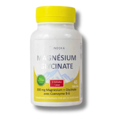 Indoka – Magnésium Glycinate 300mg 40Gélules