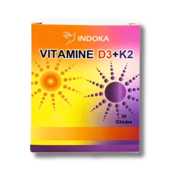 Indoka Vitamine D3+K2 30Gélules