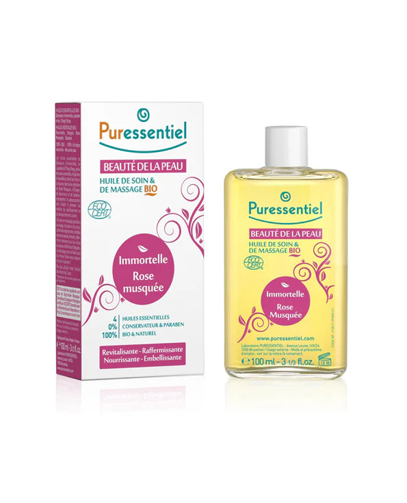 PURESSENTIEL Huile de soin et massage bio Beauté de la peau 100ml